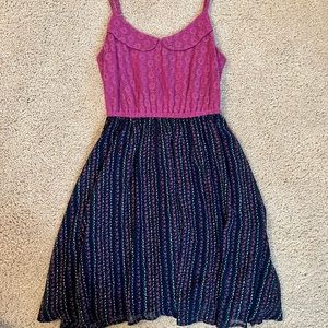 Sundress XS purple and navy